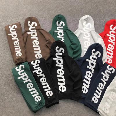 2026FW Moletom com Capuz Bandana Box Forro de Lã Algodão Masculino Jovem Streetwear