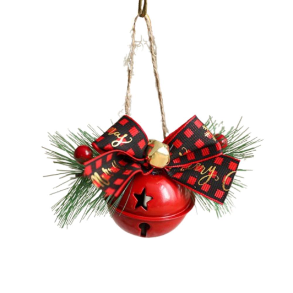 

Красный рождественский бант-колокольчик, кулон с приятным звуком, ручная работа, рождественский колокольчик, своими руками, изысканные подвесные колокольчики для рождественской елки other