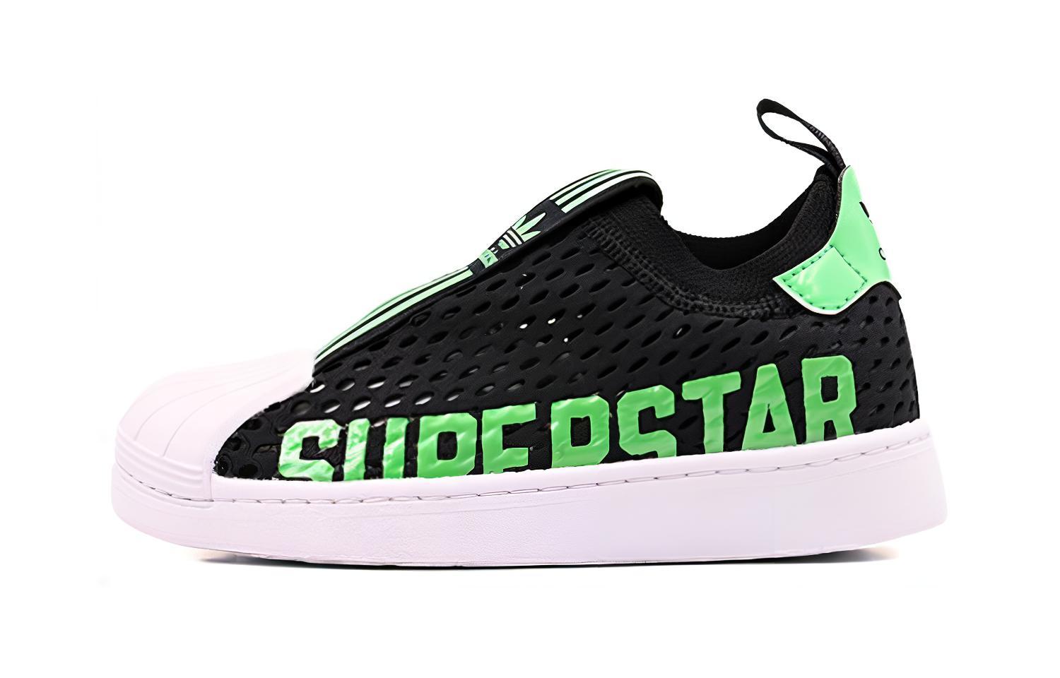 

Adidas Originals SUPERSTAR 360 2.0 Low top Kids Skateboarding Shoes Black Green Children Aged 3 7 Years Old HQ4057 30