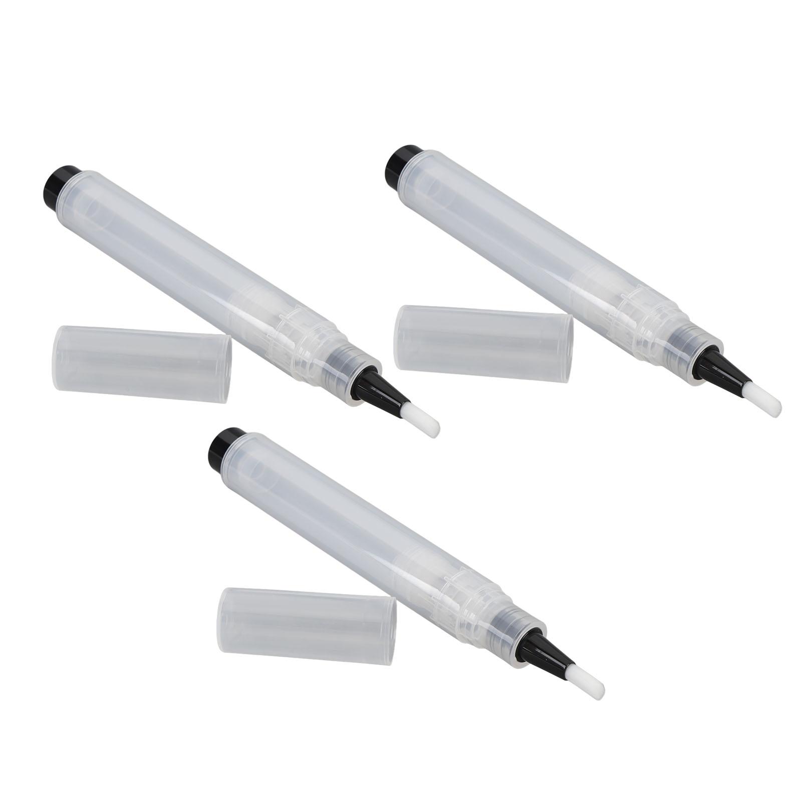 

3 шт. пустая заправляемая кисточка-ручка для макияжа портативный прозрачный косметический контейнер ручки-аппликатор