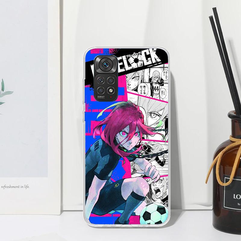 Blue Lock Chigiri Hyoma Phone Case For Xiaomi Redmi Note 15 13 14S 14 Pro Plus 12S 11S 10S 12 11E 10 11T Art Fundas Back Cover R