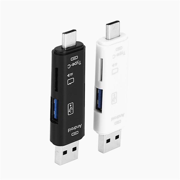 Usb 2.0 Card Reader Adapter Type C USB Micro USB Memory TF OTG Card Reader