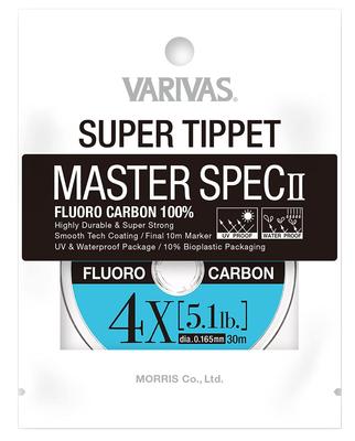 VARIVAS 24095 Super Tippet Master Spec 2 Fluorocarbon #4X Natural