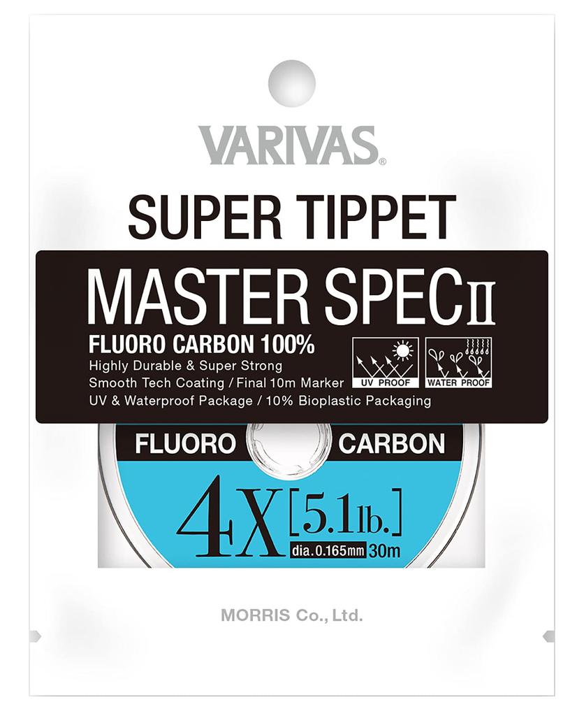VARIVAS 24095 Super Tippet Master Spec 2 Fluorocarbon Natural #4X