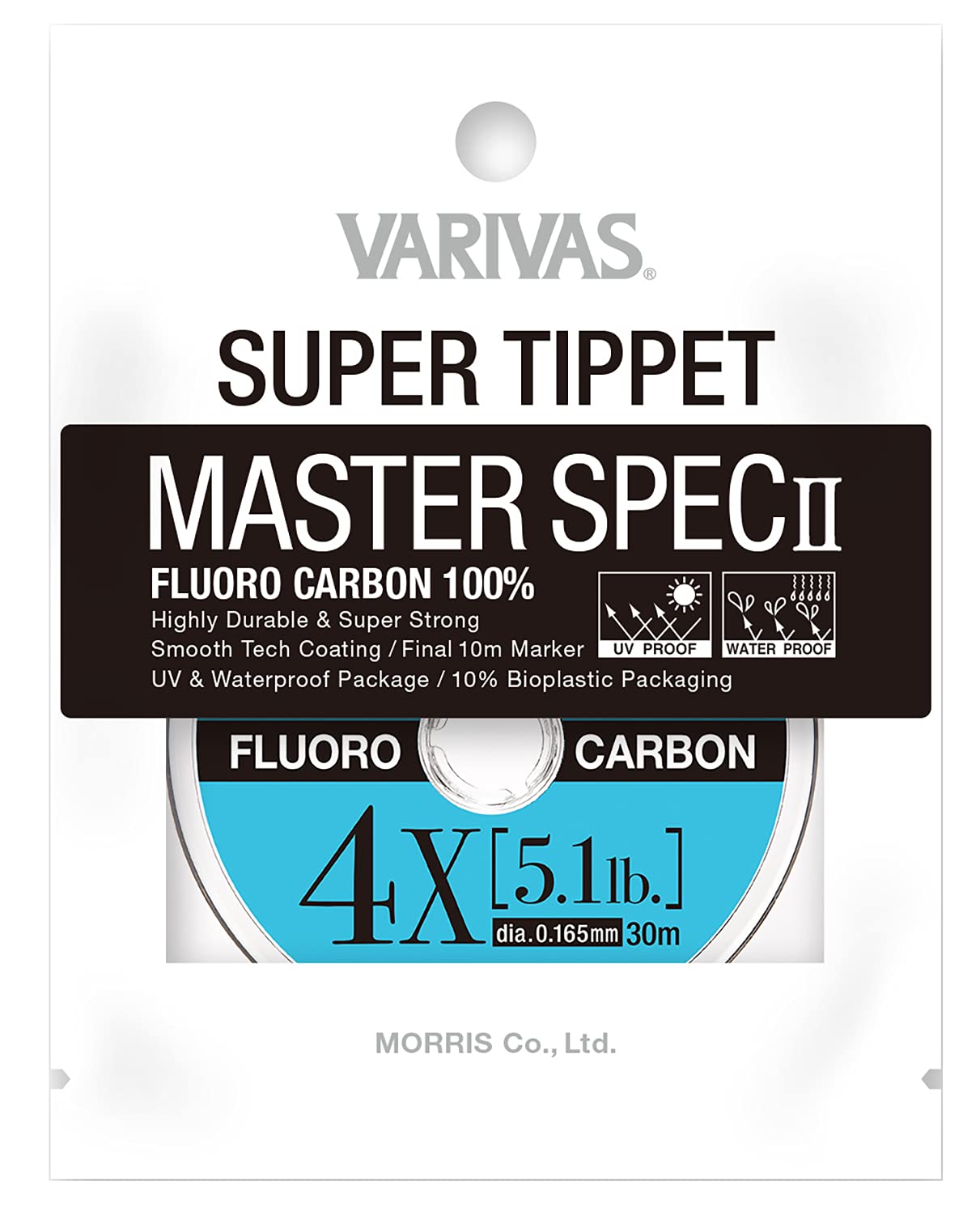 

VARIVAS 24095 Super Tippet Master Spec 2 Флюорокарбон Натуральный #4X