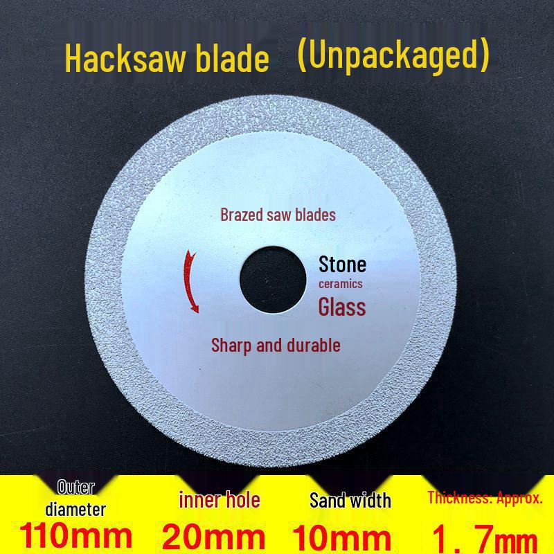 Brazed Diamond Saw Blade for Marble, Stone, Ceramic & Glass Cutting