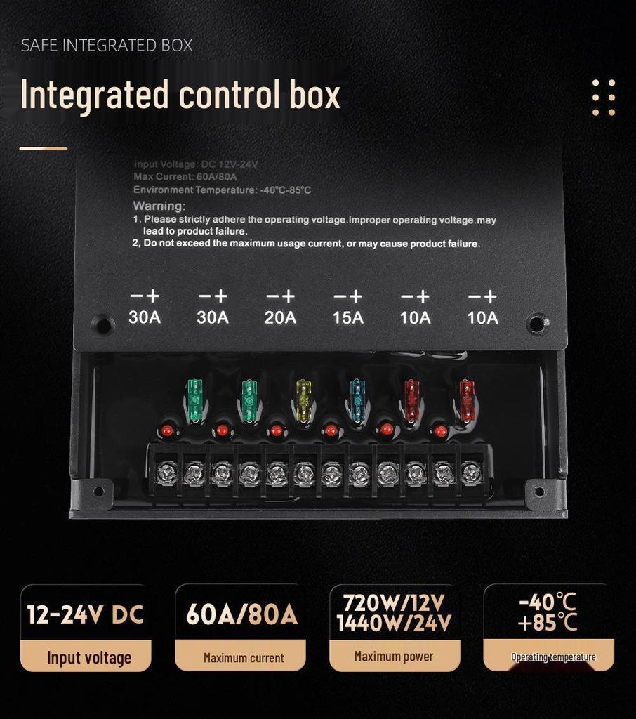Tank 300 Off-Road Mod: A-Pillar Grab Handle with High-Power LED Spotlight, Wireless Strobe, and Remote Control.