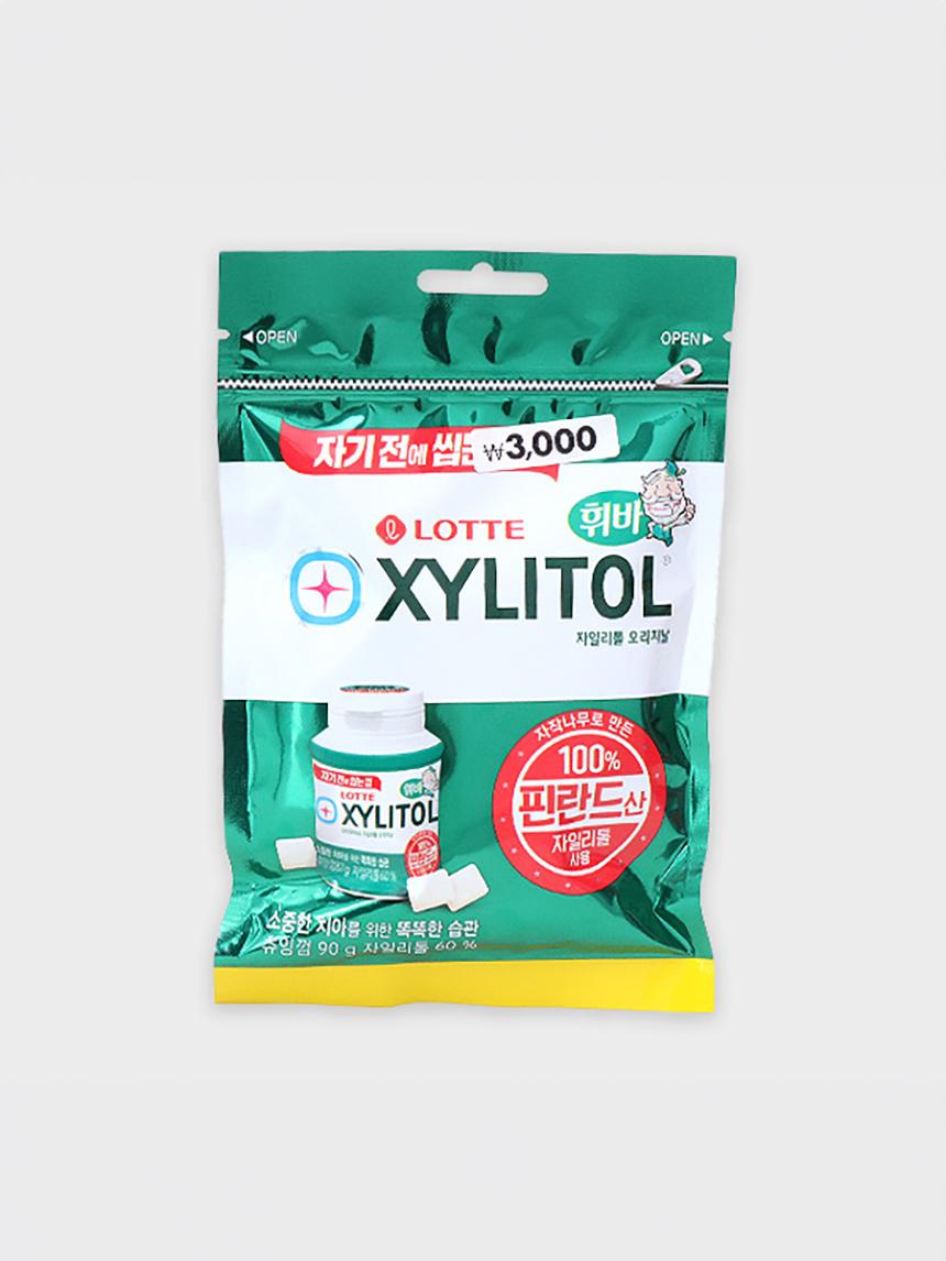 Lotte Xylitol Original Chewing Gum 90g 1ea