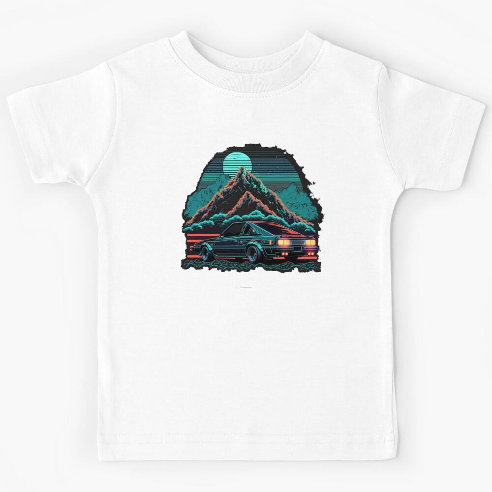 Retro Classic JDM Car Mountain Midnight Kids T-Shirt 170