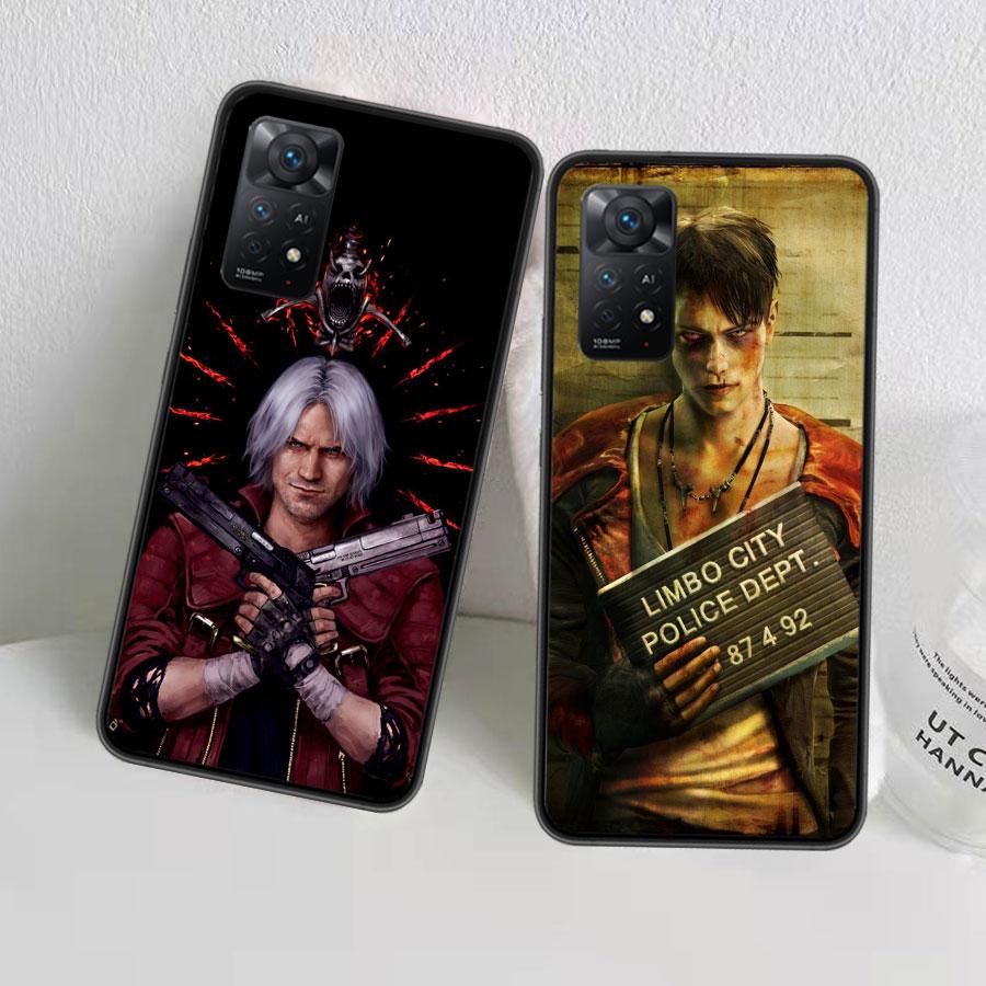 D-Devil May Cry DMC Phone Case For Redmi 13C 14C Note 13 14 Pro 5G Plus 12 12C 10 10A 10C 9 9A 9C 9T 8 8A K70 Pro Xiaomi Cover S