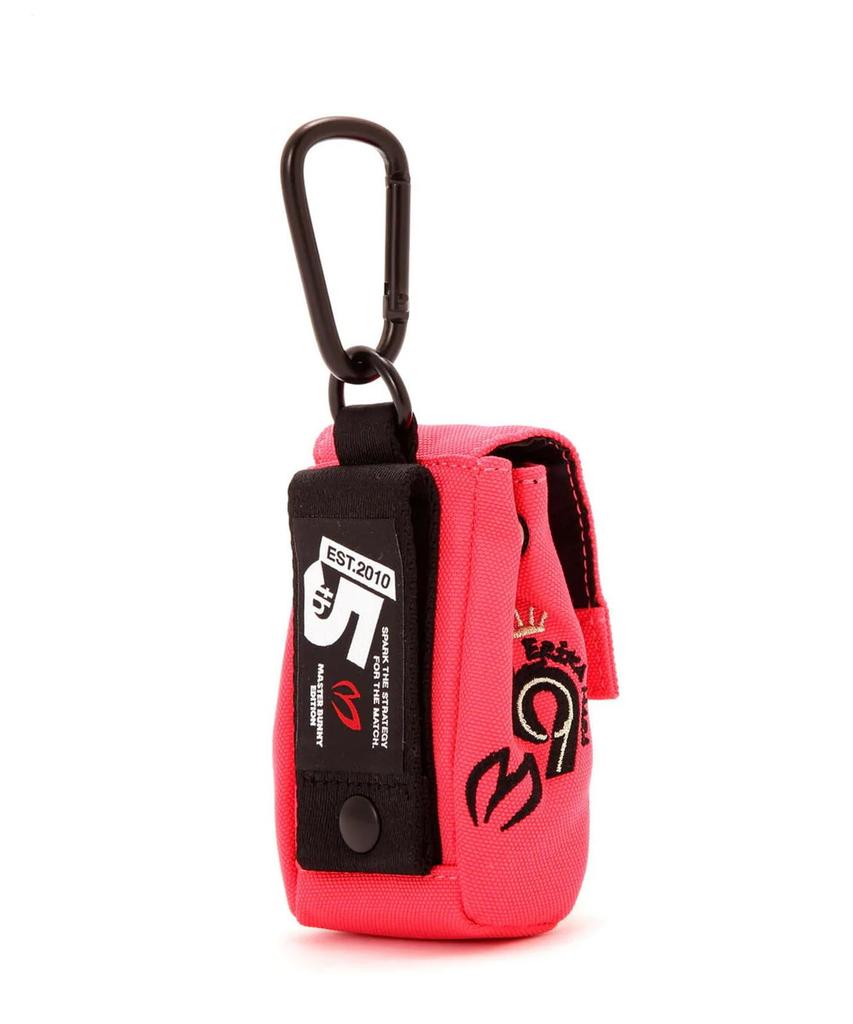 Master Bunny Golf Ball Pouch [Hara Erika Pro Icon] (with Carabiner) / Golf Round / 758-5184602 090_Pink FR