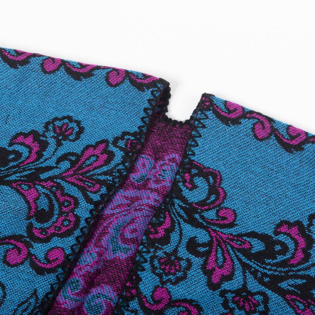 Bohemian Thickened Tourist Shawl Women'S Tourist Photos Outside With Personalized Versatile Cloak