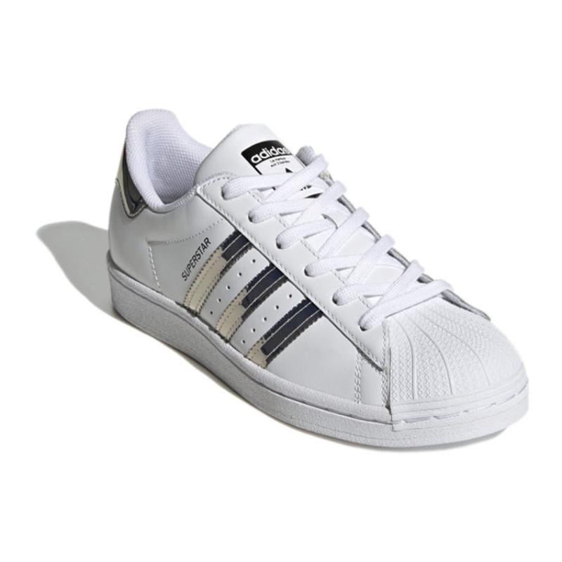 Adidas Superstar Cloud White Silver Metallic Women's Sneakers FW3915