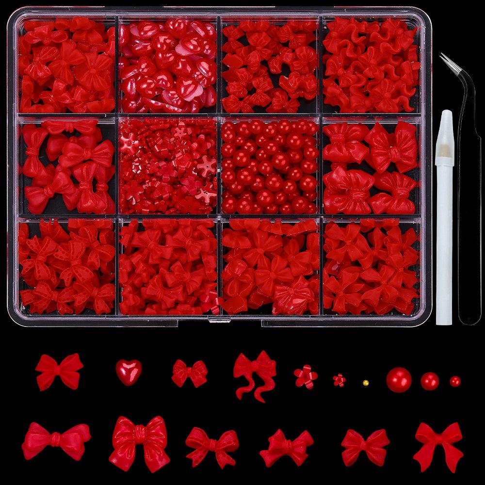 

Набор из 12 сеток, микс украшений для нейл-арта в виде бантов, украшения из смолы своими руками, микс украшений для нейл-арта с цветным жемчугом.