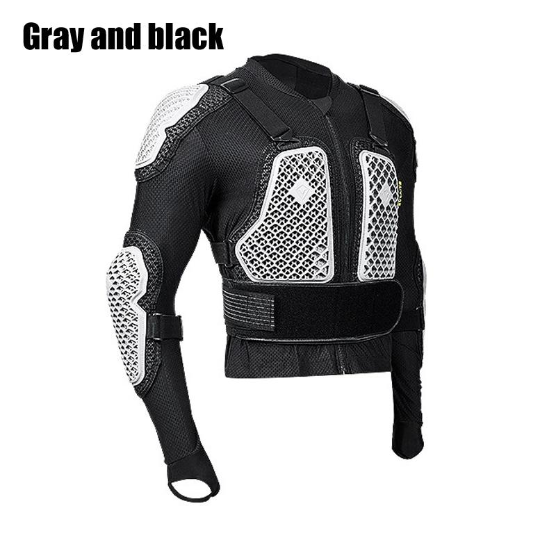 SULAITE Motorcycle Jacket Honeycomb Full Body Armor Protection Jackets Motocross Racing Clothing Breathable Protectors,A1