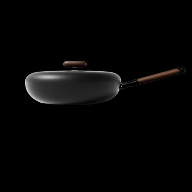Velosan Refined Iron Flat-Bottom Wok
