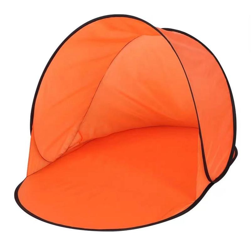Camping Equipment UV Protection Portable Beach Tent Camping Tent Pop Up Quick Automatic Outdoor Beach Shade Sun Shelter Tent