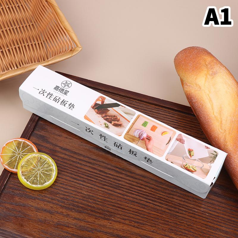 24X300cm Esnek Kesme Tahtası Kağıdı Plastik Doğrama Tahtaları Kağıdı Tek Kullanımlık Kesilebilir Kesme Tahtası Mat Piknik Meyve Peçetesi