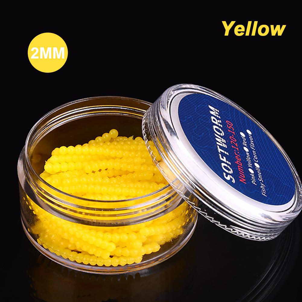 1Box 2/3/4/5MM Suspended Beads For Teasing Fishing Strawberry Corn Scented TPR Lure Root Fishing Soft Bait For Upturned-Mouth Crucian Carp