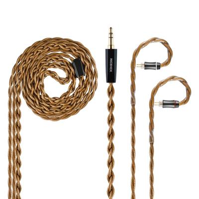 NICEHCK Auricolare Laura di Ricambio Triplo Speciale Colata Continua Alta Conduttività 2 Pin a Filo di Grande Sezione Staccabile HiFi Sostituzione Aggiornamento