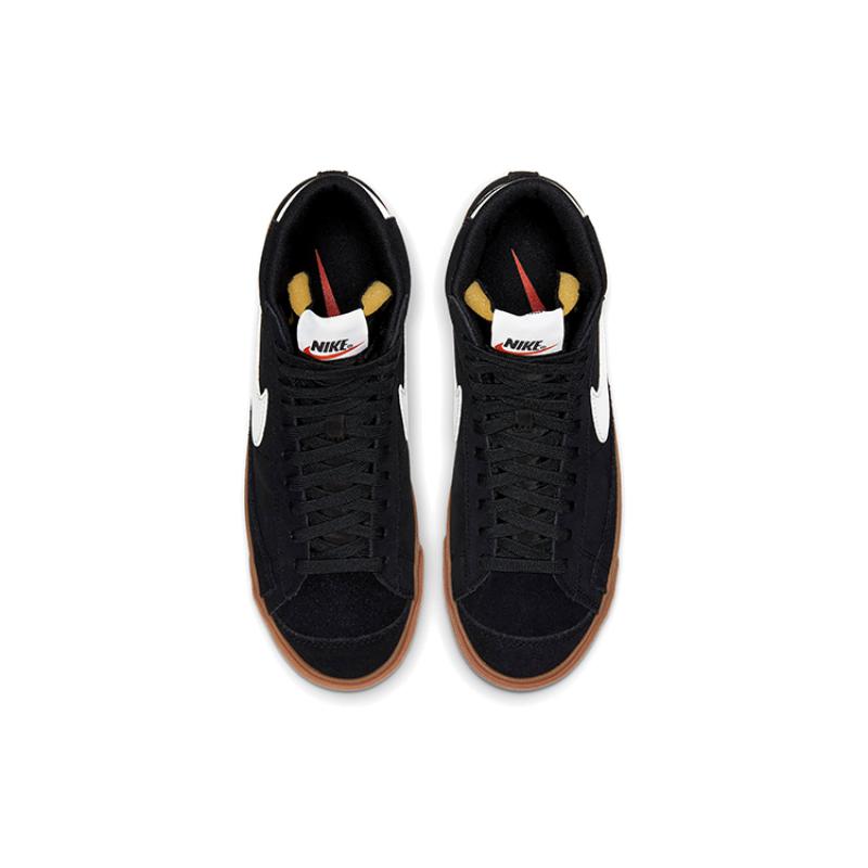 Nike Blazer Mid 77 Black White Gum Women's Sneakers Skateboard Shoes DB5461-001