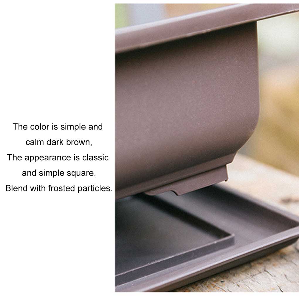 Gärtnertopf Professioneller Sukkulentenhalter Zuhause Innen Außen Pflanzgefäße Gartenzubehör mit Drainagedesign