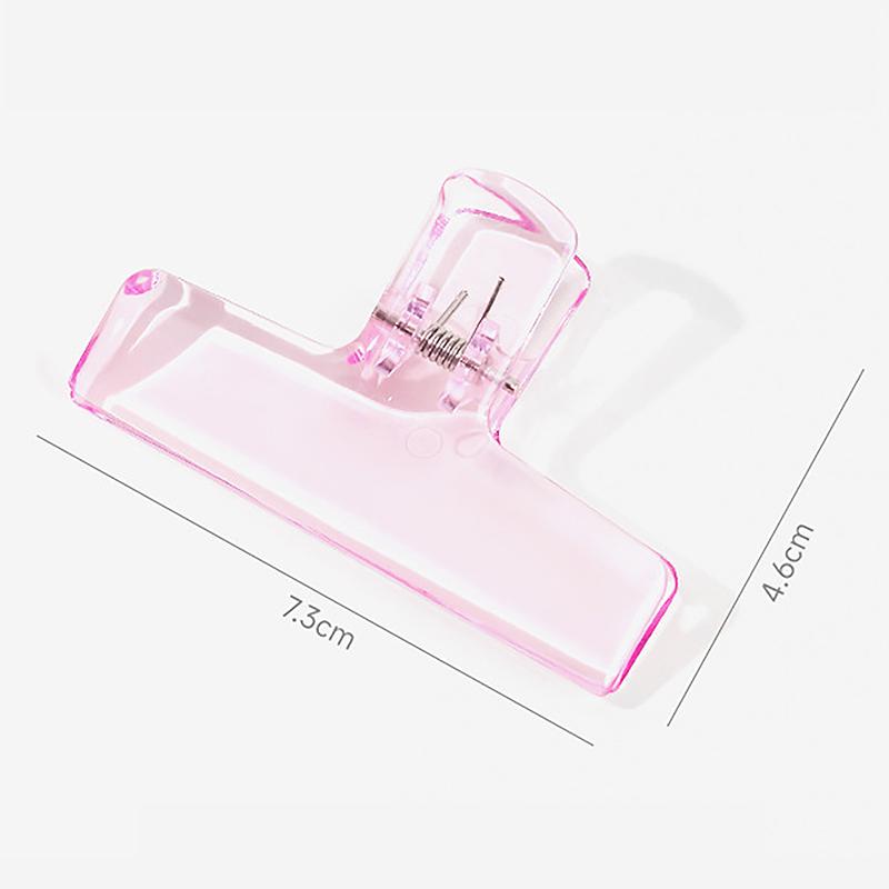 Simplicity Paper Clip Transparent Visiable Acrylic Clip Scrapbook Sticker Storage Clip Student Supplies Lovely Stationery