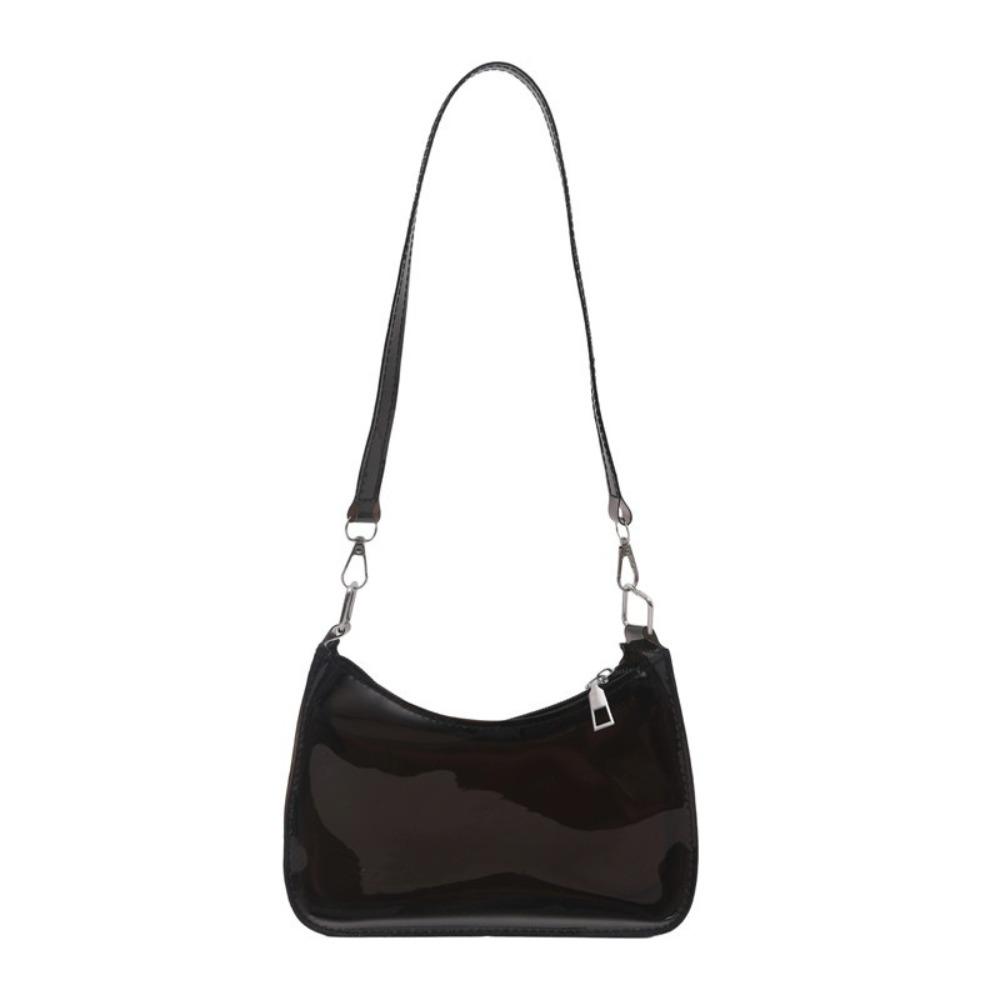 

Jelly Color Crossbody Bag Clear Handbag Simple PVC Transparent Shoulder Bag Travel