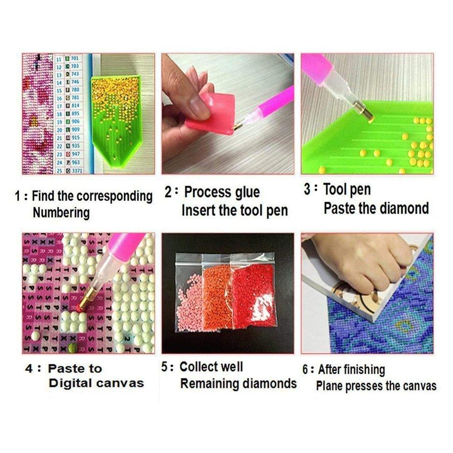 Full 5D Diy Diamond Painting Peacock Clock Diamond Embroidery Cross Stitch Kits Home Decor Handmade Gifts