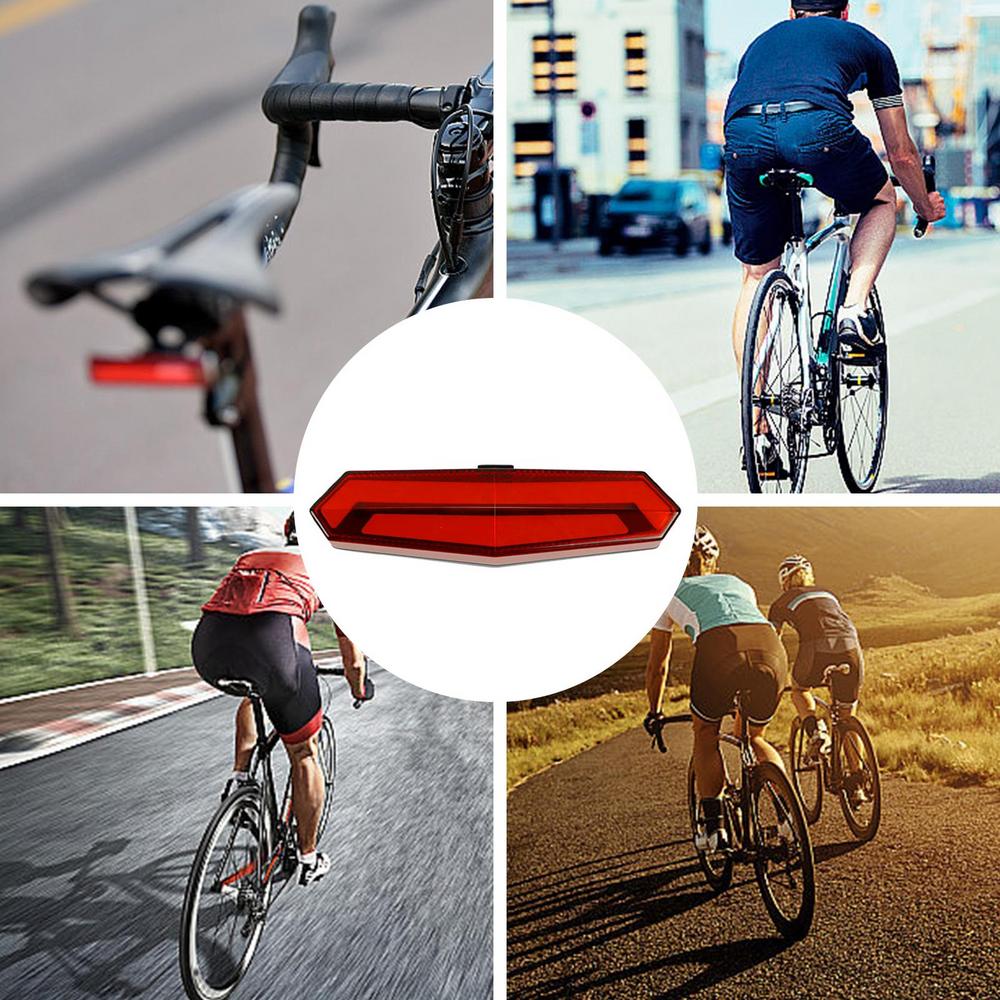 Cycling Tail Light With Remote Rear Lights Wireless Remote Control Smart Taillight 5 Modes Ultra Bright Safety Warning Turn Lamp
