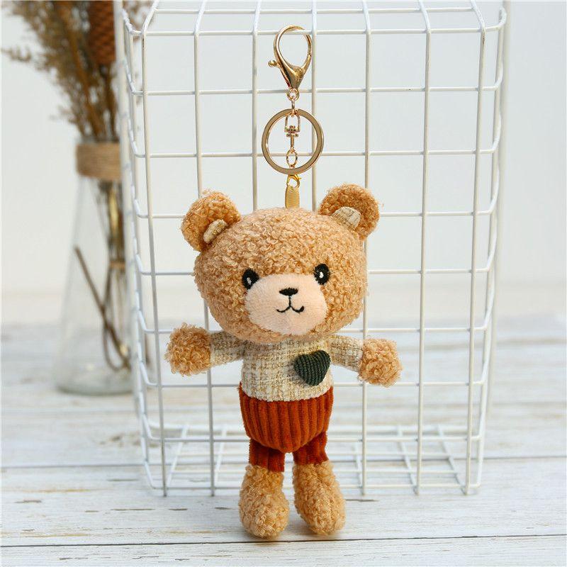 Love Teddy Bear Plush Pendant Adorable Mini Toy Keychain For Birthday Valentine's Day And More!