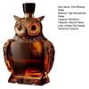 Owl Glass Whiskey Bottle Decanter Creative Owl 180/350ml Decorative Animal Liquor Storage Container