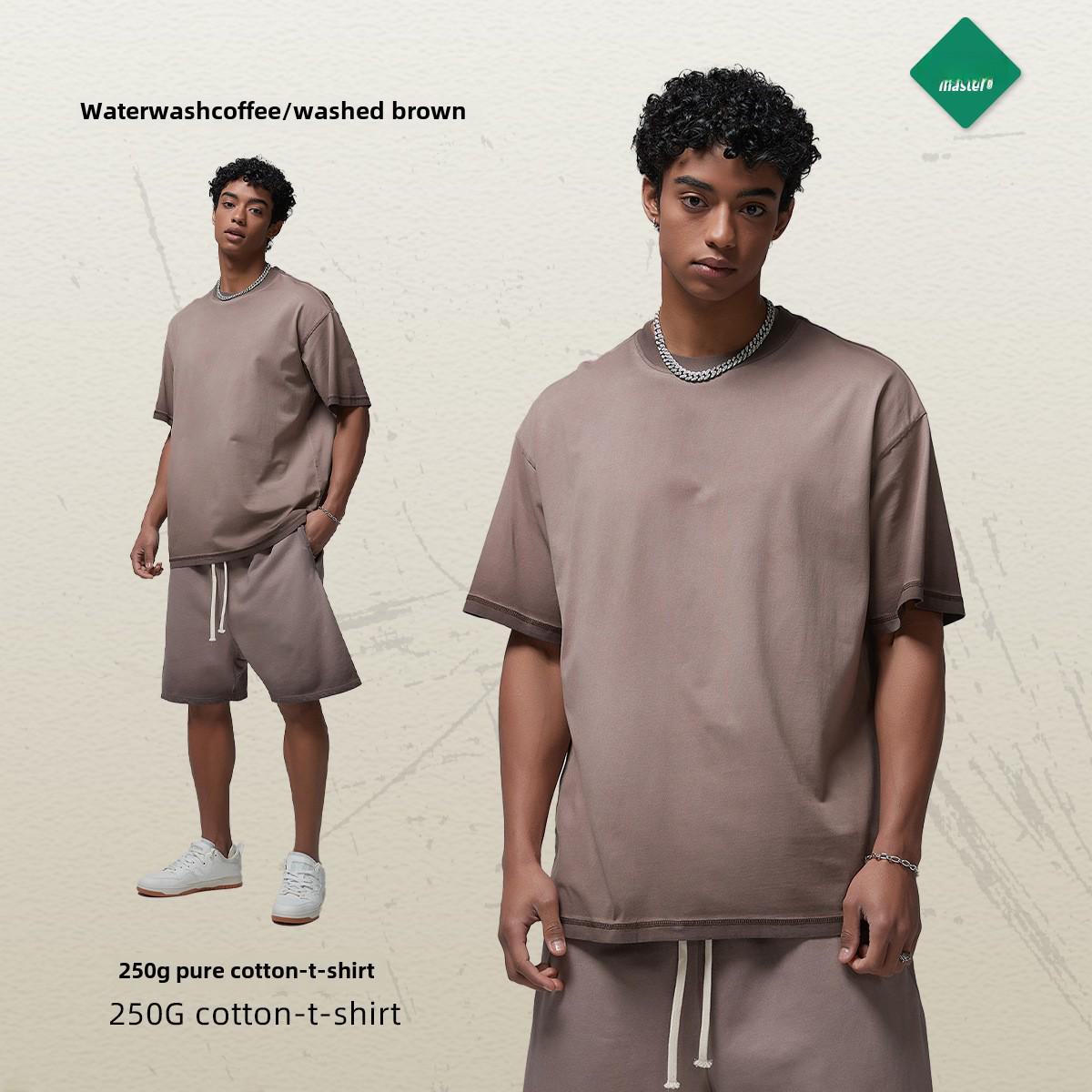 

ARTIE Мужская белая футболка с ретро-батиковым эффектом | 2024 Dopamine Washed, короткие рукава, круглый вырез M