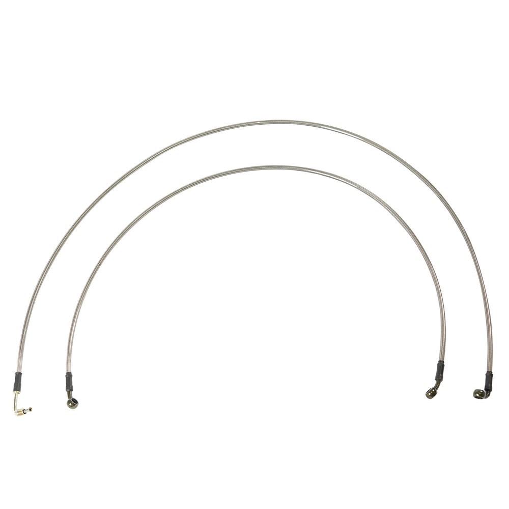 

Удлиненные передние/задние тормозные шланги для Polaris RZR 800/S 800/4 800/XP 900/570/XP 4 900 серебряный