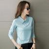 Women's Spring New Mercerized Cotton Long-sleeved Shirt, Temperament, Slimming, Bottoming Women's T-shirt
