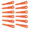 12pcs Trimmers Plastic Blades Replacement for 4002 007 1000 Lawn Eater Plastic Blades