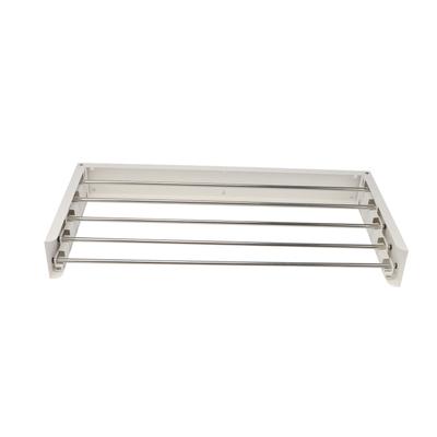 Wall Mounted Clothes Drying Rack 50KG Load Capacity Foldable Laundry Drying Rack Non Visible