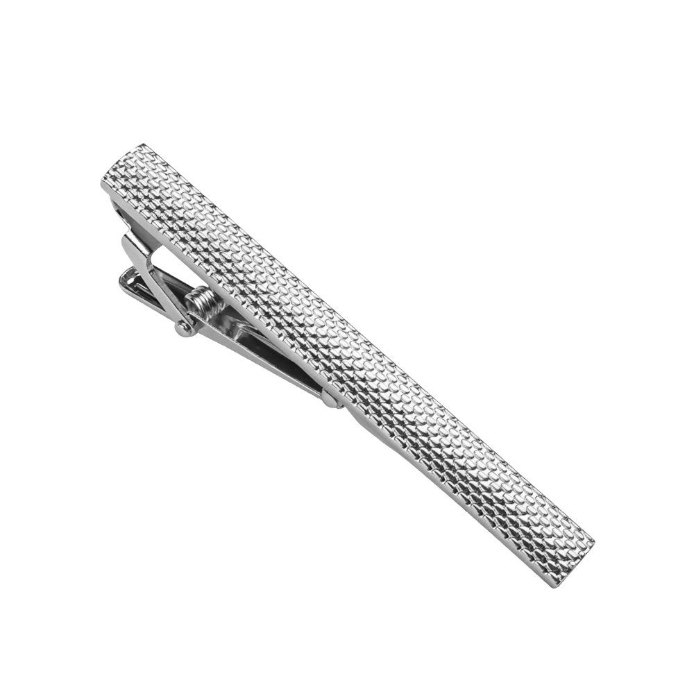 12-Piece Stylish Tie Clip Set: Fashionable Stripes & Plaids for Shirts and Suits