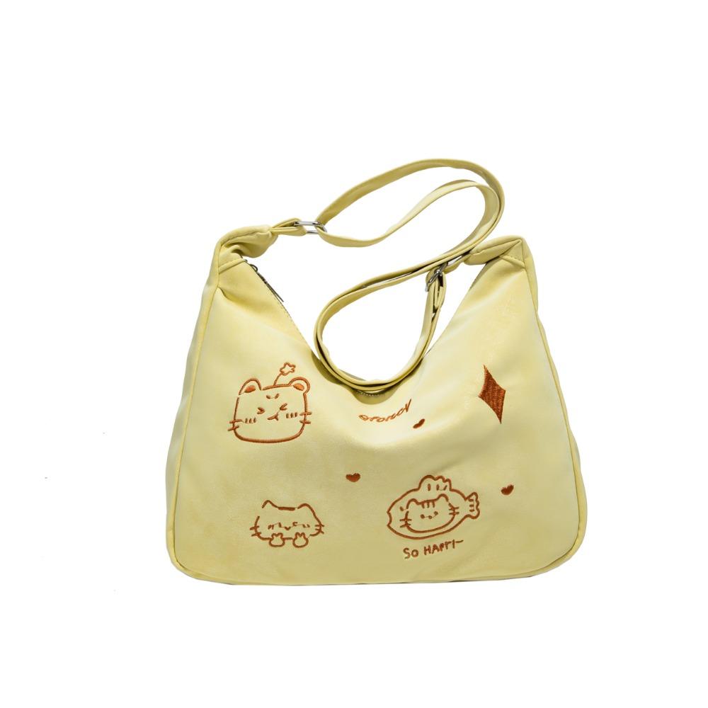 New Trendy Crossbody Messenger Bag Large Capacity Cartoon Commuting Bag  Versatile