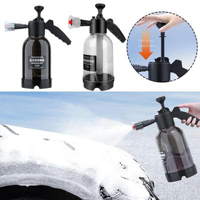 Quick Clean Car Wash Foam Sprayer Pneumatic Handheld 2L Car Home Disinfectant Water Bottle High Pressure Foam Convenient
