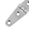 1 Pezzo Acciaio Inossidabile Marino 316 102*26*4mm Robusta Cerniera a Strap para Porta di Barca Fusa 4 Fori Lucidatura a Specchio Ferramenta per Barca