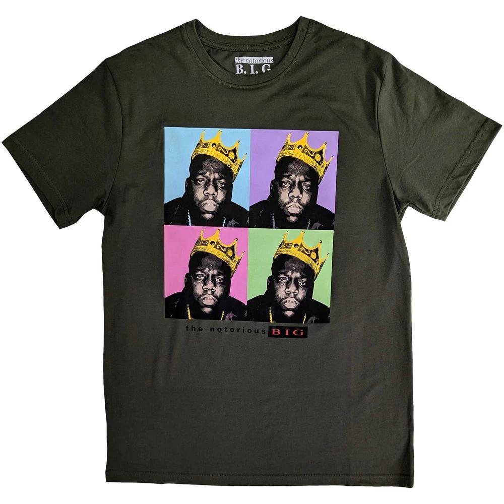Biggie Smalls Crown Pop Art Unisexs Tshirt Unisexs L
