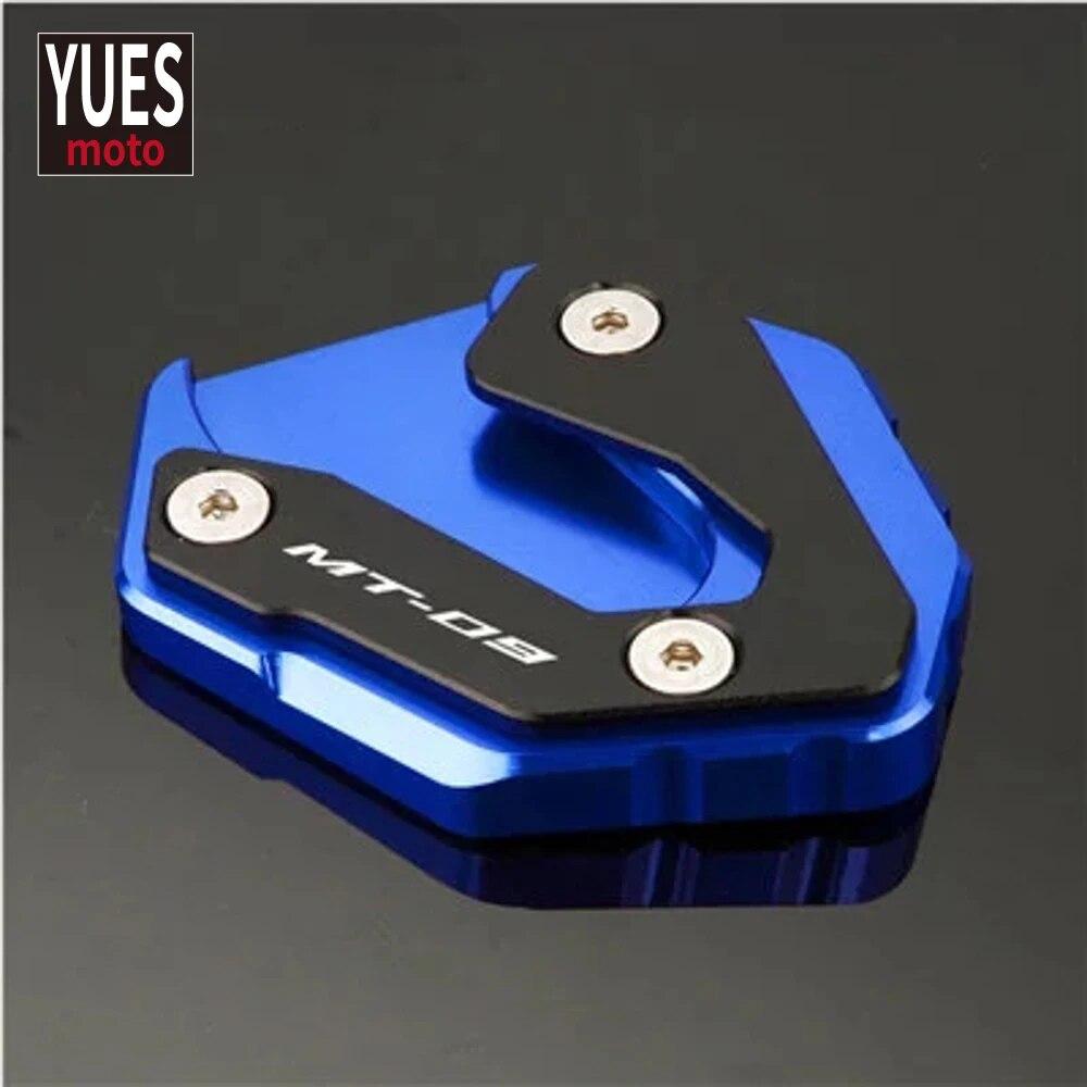 For Yamaha MT-09 2014 2015 2015 2017 2018   Motorcycle Accessories Auminum Side Stand Enlarger Plate With Logo MT09