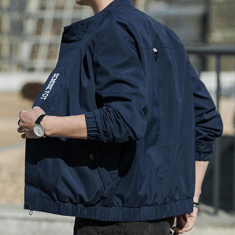 Mens Bomber Jackets Casual Male Outwear Windbreaker Coats Men Stand Collar Slim Baseball Jackets Clothing