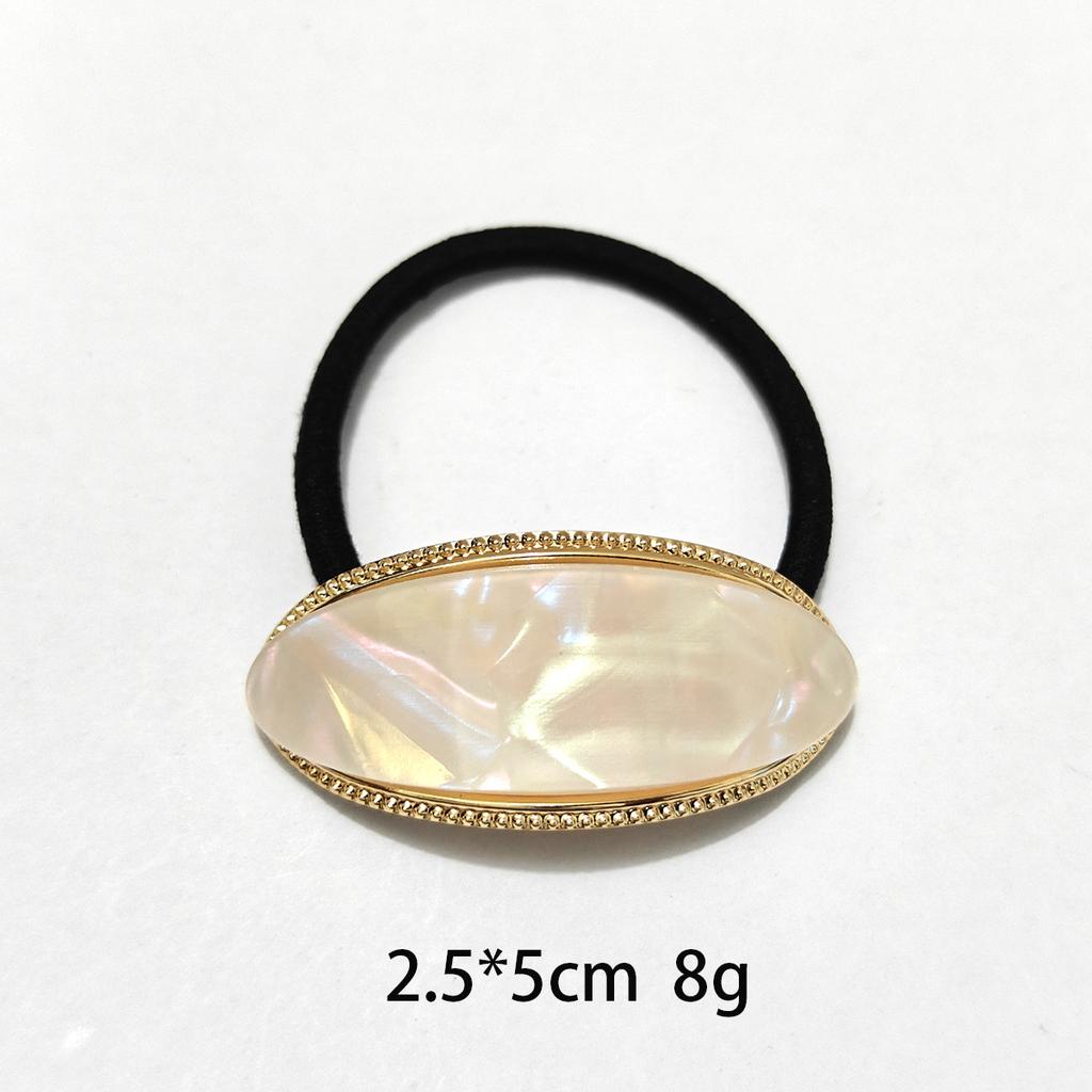 Hairband Accessories Niche Simple Geometric Hair Rope Rubber Band Hair Accessories High-end New Back of The Head Hair Accessories
