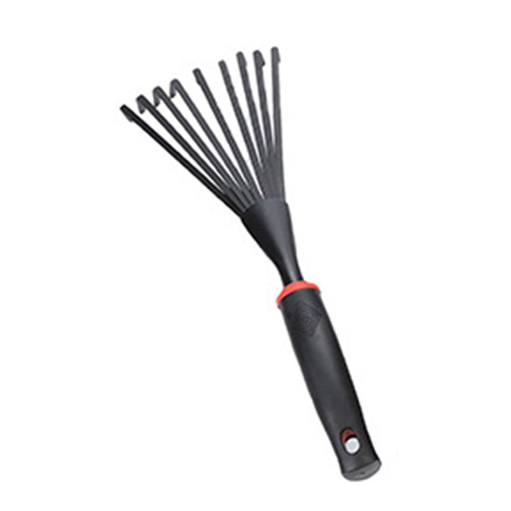 1pc Garden Grass Leaf Rake Plastic Rake Gardening Rake Professional Handle Products With Hand Tool Lawn Leveling Tool P1z9