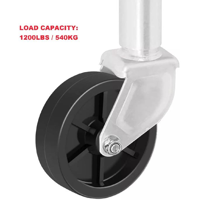 Trailer Jack Wheel, Sangkim 6 Inch Boat Trailer Wheel 1200Lb Trailer Tongue Jack Wheel Replacement Parts