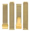[BISONSTRAP] watch band metal watch band 316L Stainless Steel Mesh Replacement Belt Quick Release 20mm gold watch band waterproof