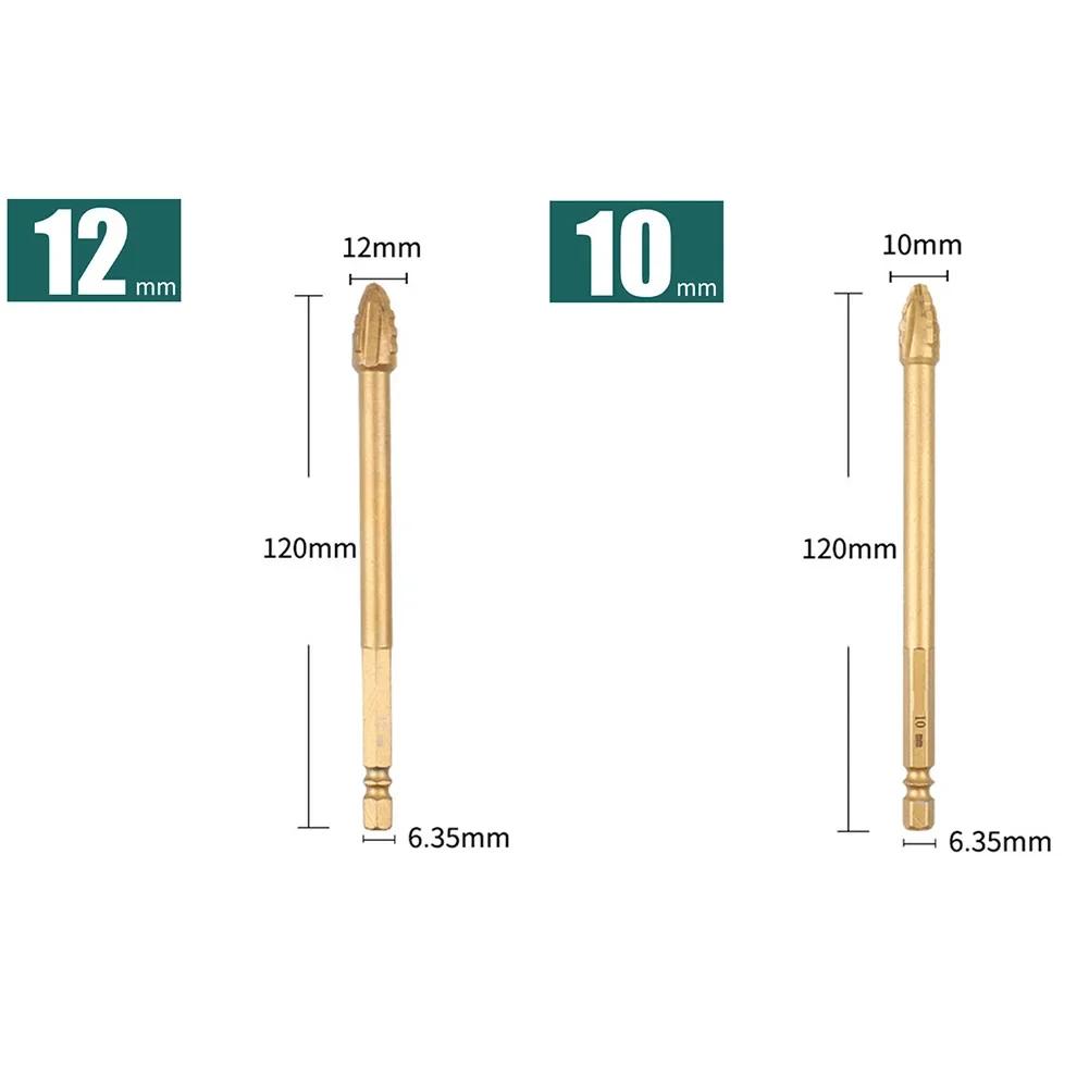 Construction Projects 2pcs Drill Bit Glass Drilling Bits Cooling Required Marking Point Metal Material Stabilize Drilling