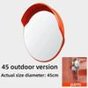 45/ 60/ 75CM Road Safety Wide Angle Corner Mirror Outdoor Polycabonate Traffic Safety Convex Mirror